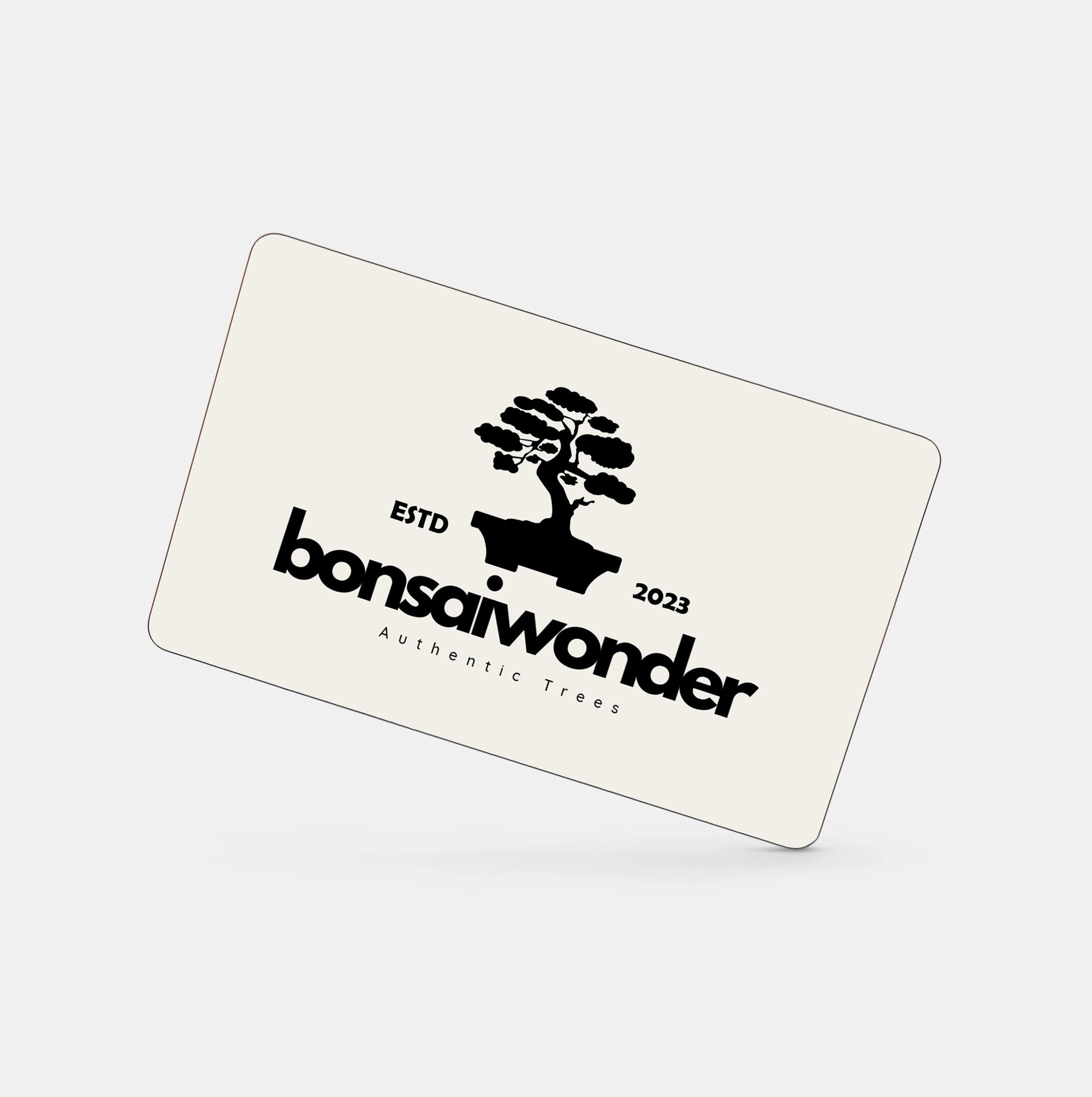 Tarjeta regalo/vale regalo Bonsaiwonder
